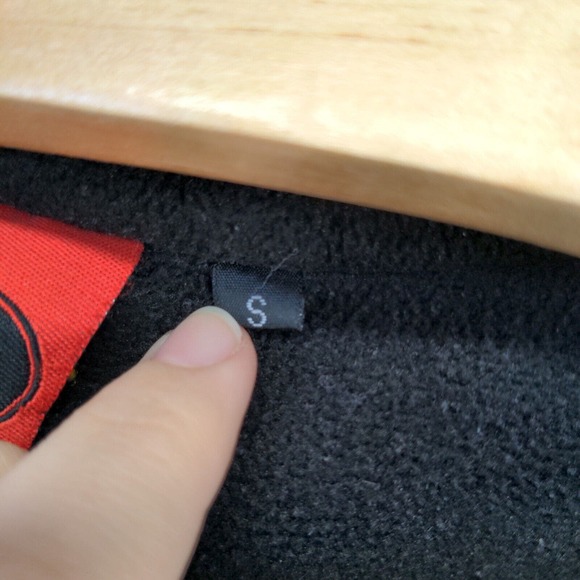 Squaw Valley Men's Zip Up Fleece Jacket Black Small Drawcord Hem Zipped Pockets - Picture 11 of 15